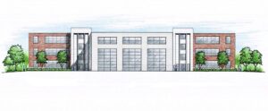 Illustration of what Abilene Hall will look like after construction.